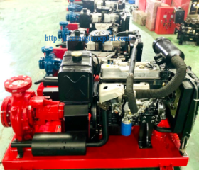 Máy bơm chữa cháy diesel KATO Thailan (máy bơm chạy dầu diesel hyundai)